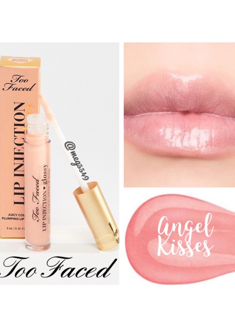 ⚡️❄️Too Faced Angel Kisses Glossy Lip Injection